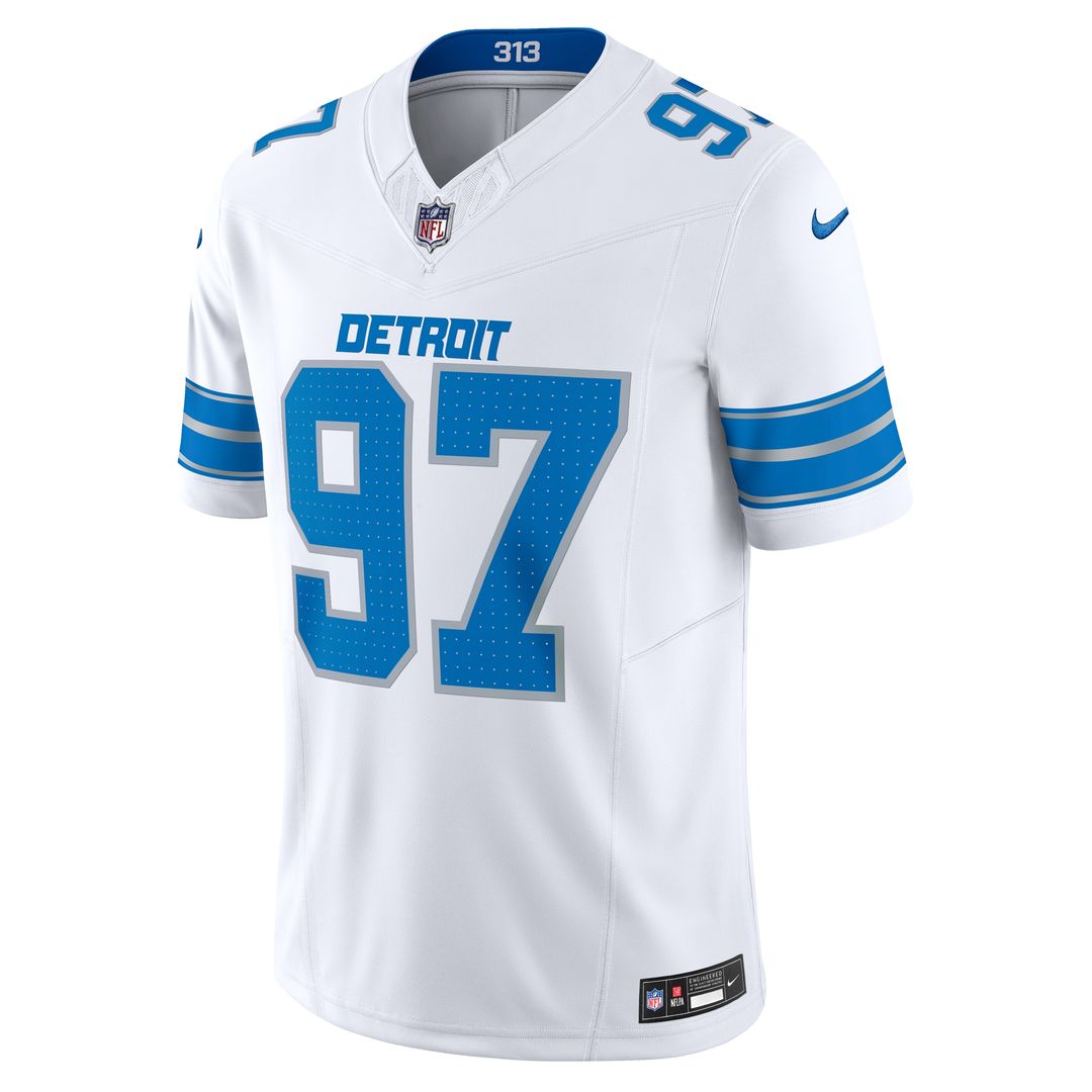 Aidan Hutchinson Detroit Lions Nike Vapor F.U.S.E. Alternate Limited Jersey - Blue