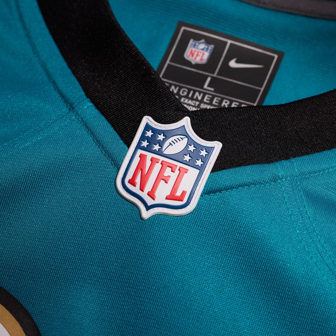 Foye Oluokun Jacksonville Jaguars Nike Prowler Throwback Player Game Jersey - Teal
