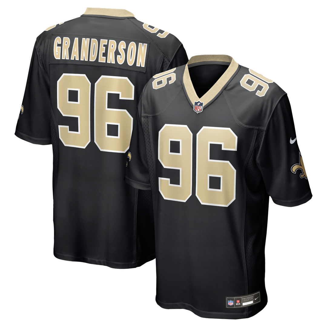 Carl Granderson New Orleans Saints Nike Game Jersey - Black