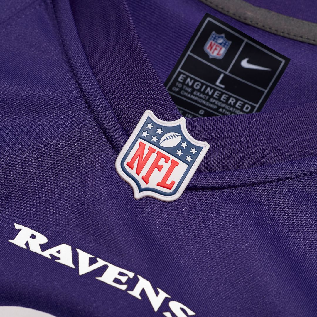 Number 1 Dad Baltimore Ravens Nike Game Jersey - Purple