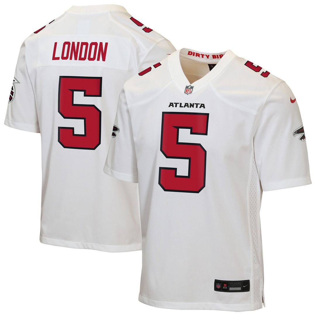 Drake London Atlanta Falcons Nike Youth Game Jersey - White