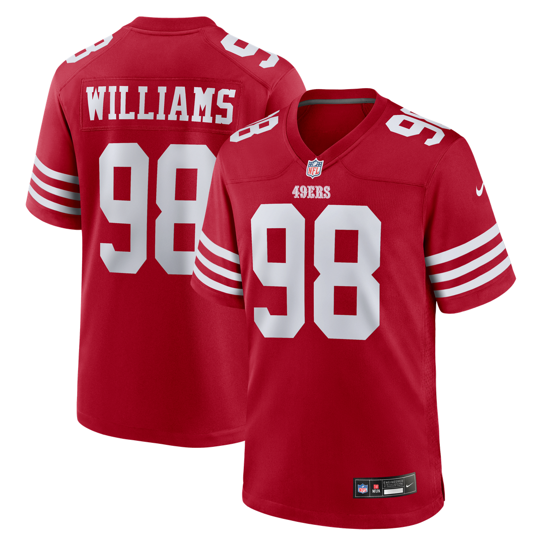 Mykel Williams San Francisco 49ers Nike Game Player Jersey - Scarlet
