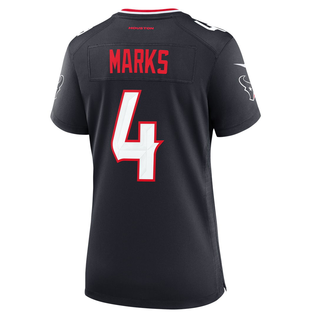 Woody Marks Houston Texans Nike Women's Team Game Jersey -  Navy