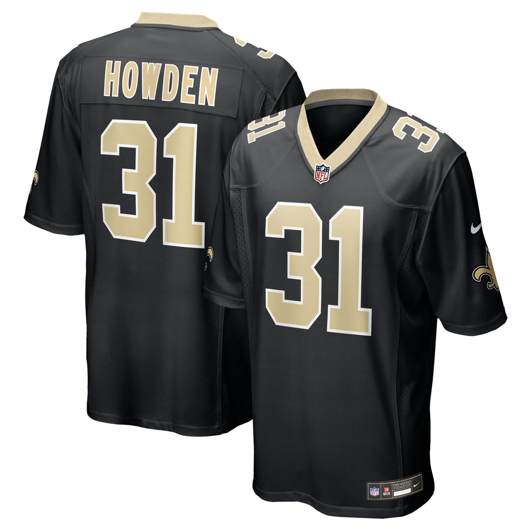 Jordan Howden New Orleans Saints Nike Team Game Jersey -  Black