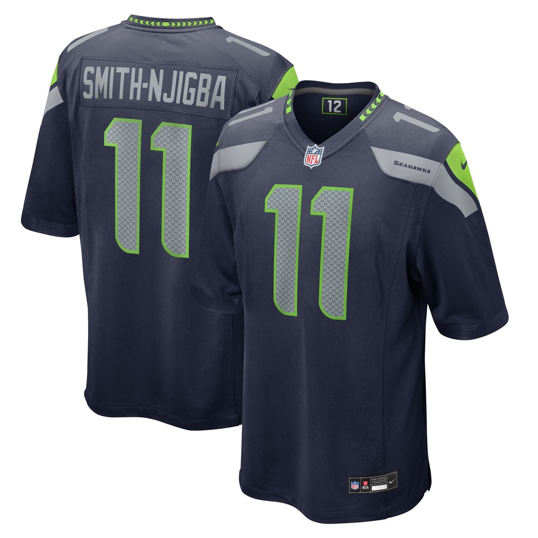 Jaxon Smith-Njigba Seattle Seahawks Nike Throwback Player Game Jersey - Royal