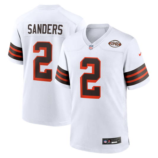 Shedeur Sanders Cleveland Browns Nike Alternate Game Jersey -  White