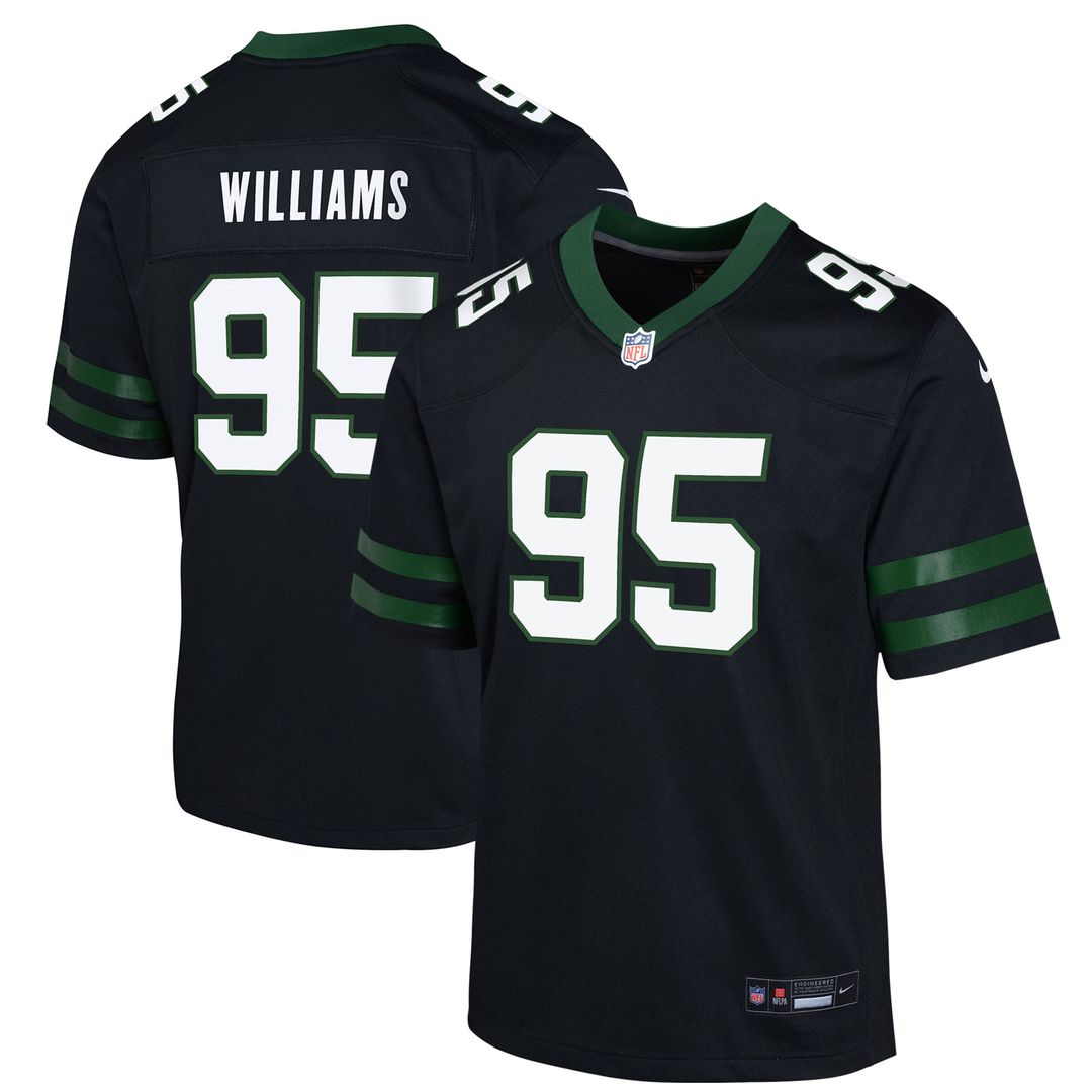 Quinnen Williams New York Jets Nike Youth Game Jersey - Black