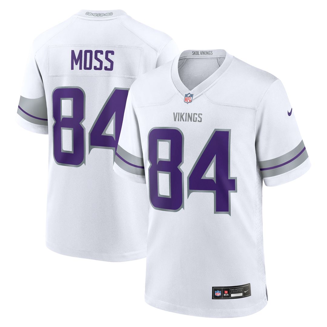 Randy Moss Minnesota Vikings Nike Classic Retired Player Game Jersey - Purple