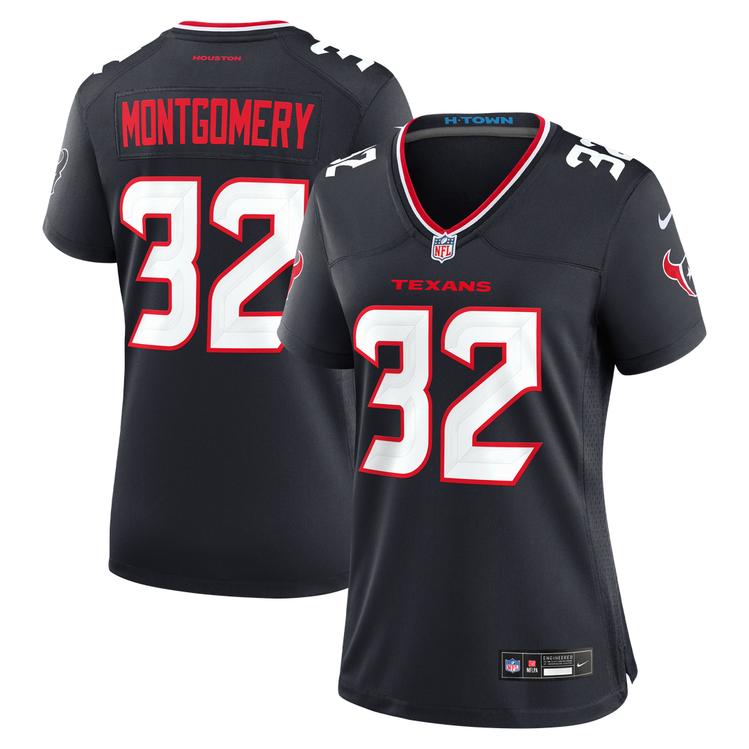 David Montgomery Houston Texans Nike Women's Game Jersey - Navy