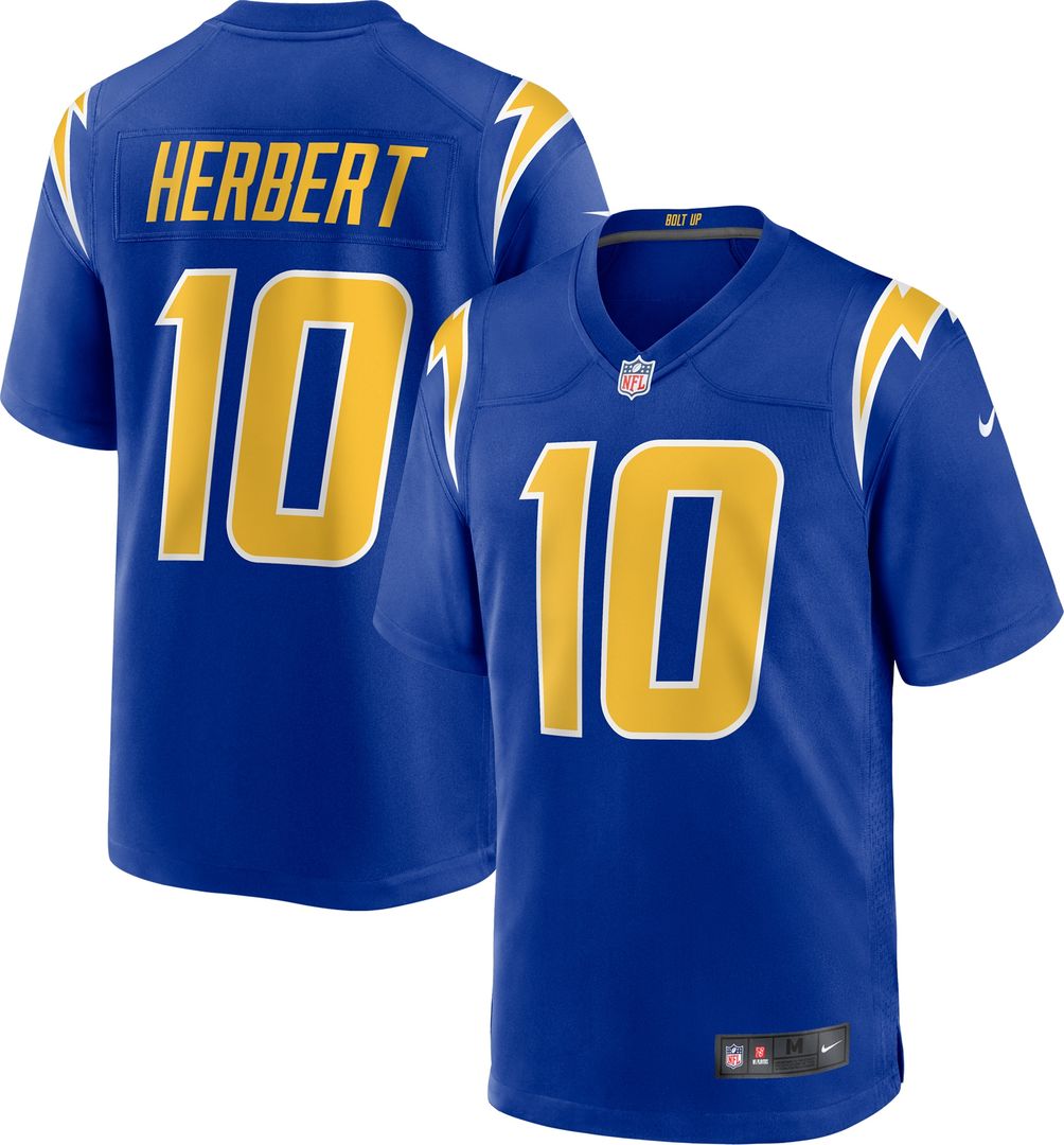 Justin Herbert Los Angeles Chargers Nike Alternate Game Jersey - Navy