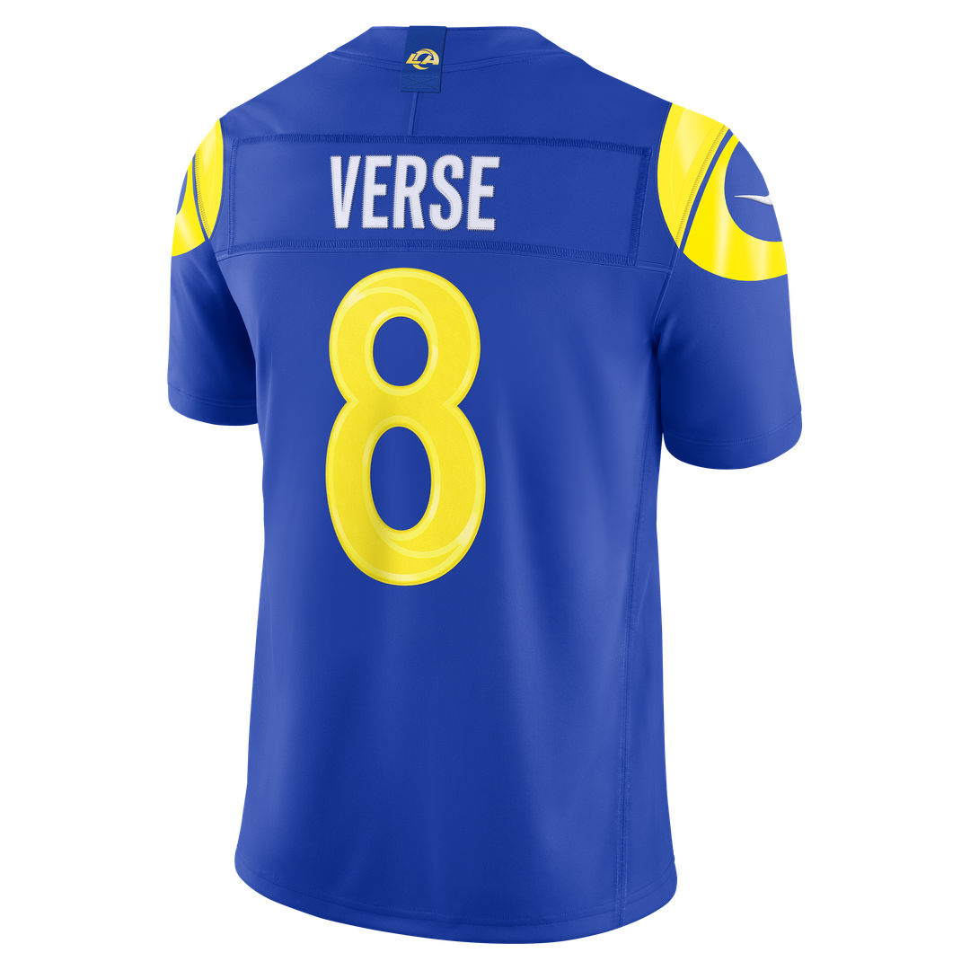 Jared Verse Los Angeles Rams Nike Vapor F.U.S.E. Stitched Limited Jersey - Royal