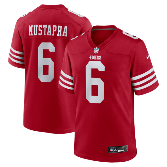Malik Mustapha San Francisco 49ers Nike  Game Jersey -  Scarlet