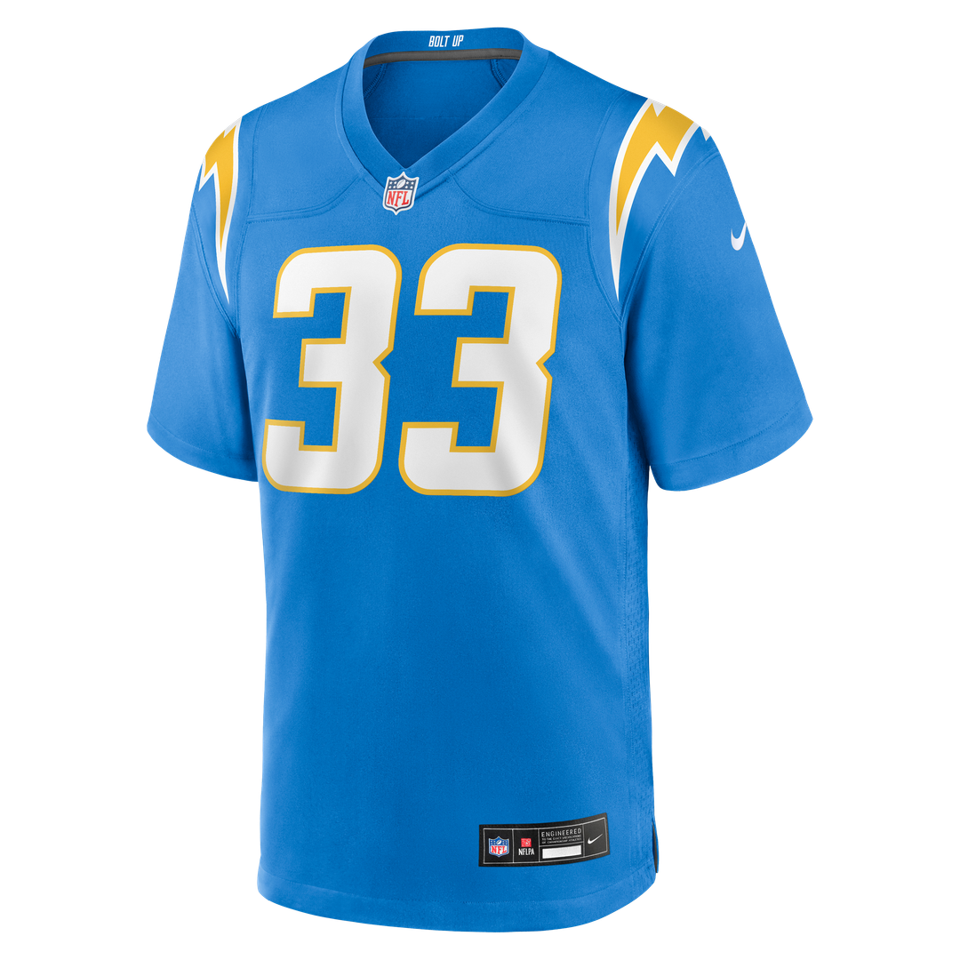 Derwin James Los Angeles Chargers Nike Game Player Jersey - Powder Blue