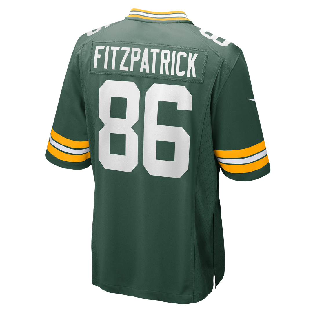 John FitzPatrick Green Bay Packers Nike Team Game Jersey -  Green