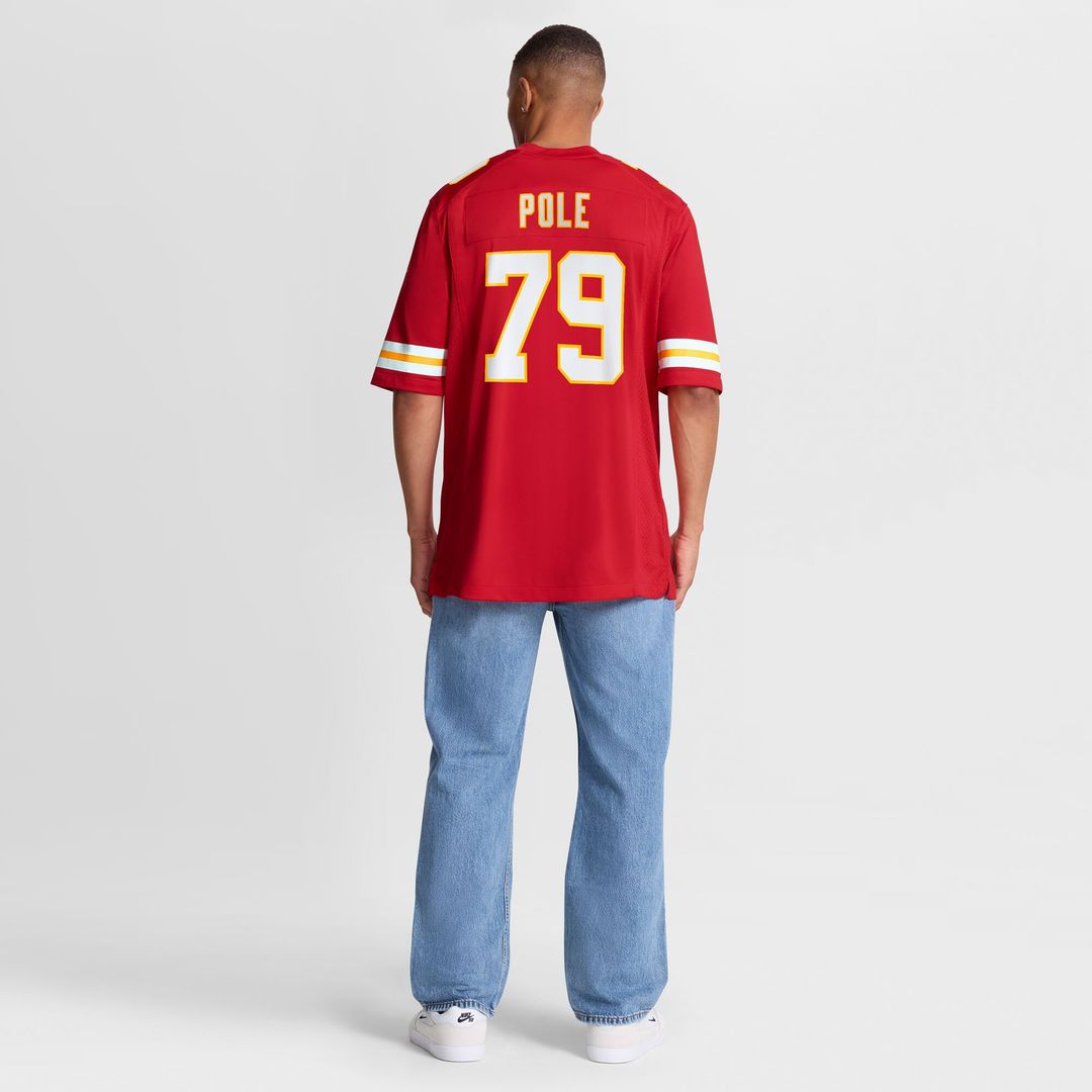 Esa Pole Kansas City Chiefs Nike Team Game Jersey -  Red
