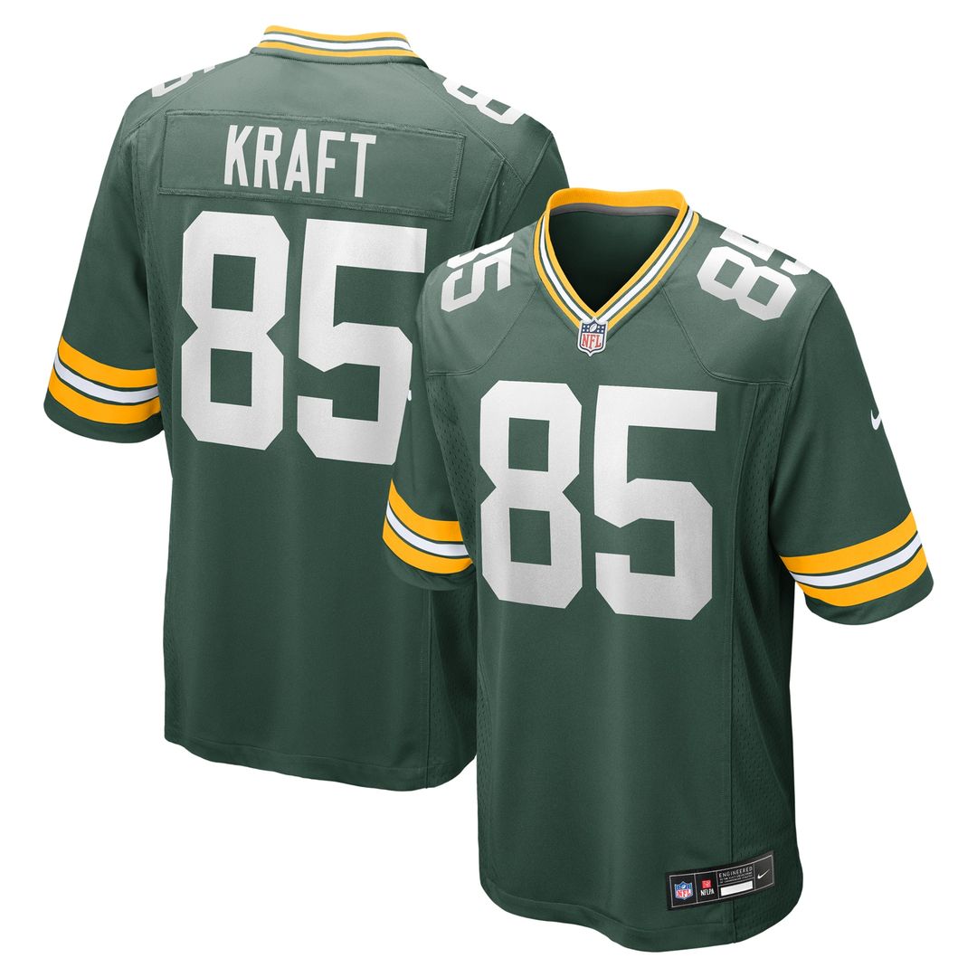 Tucker Kraft Green Bay Packers Nike Alternate  Game Jersey -  Navy