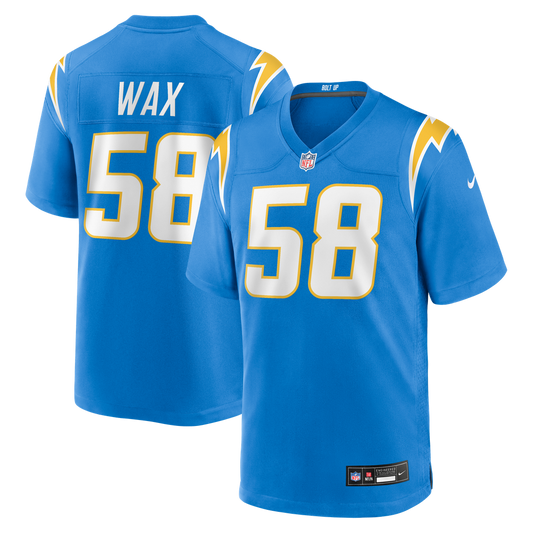 Marlowe Wax Los Angeles Chargers Nike Team Game Jersey -  Powder Blue