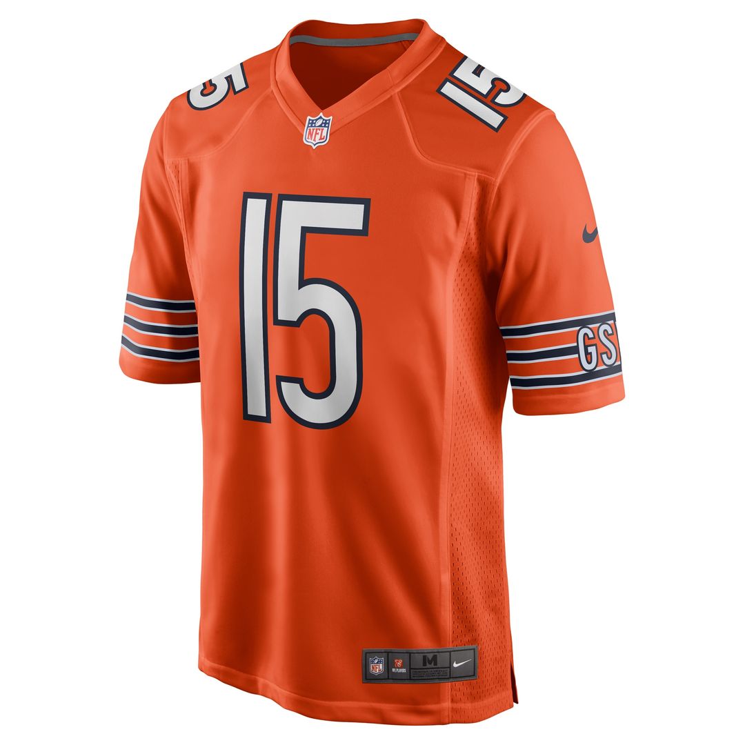 Rome Odunze Chicago Bears Nike Alternate Game Jersey - Orange