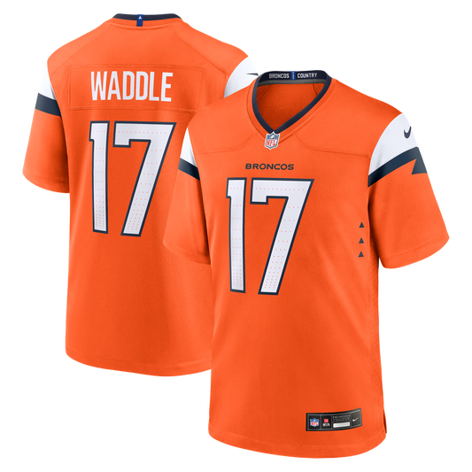 Jaylen Waddle Denver Broncos Nike Game Jersey - Orange