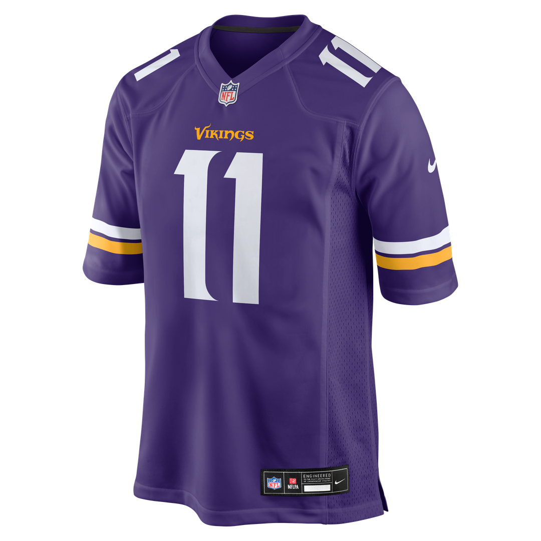 Carson Wentz Minnesota Vikings Nike Team Game Jersey -  Purple