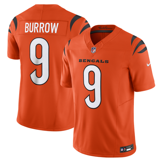 Joe Burrow Cincinnati Bengals Nike Vapor F.U.S.E. Limited Jersey - Orange
