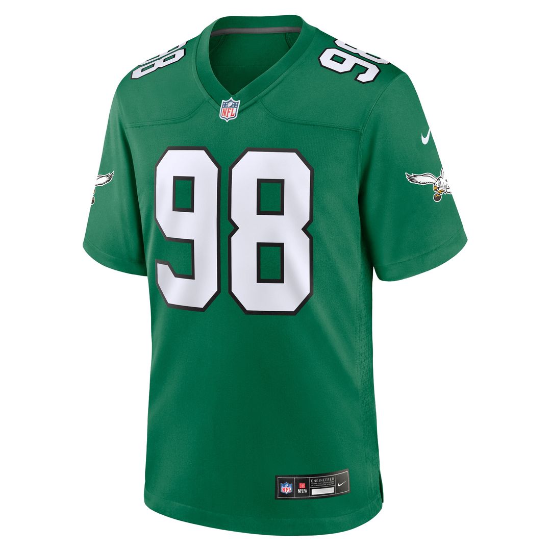 Jalen Carter Philadelphia Eagles Nike Alternate Game Player Jersey - Black
