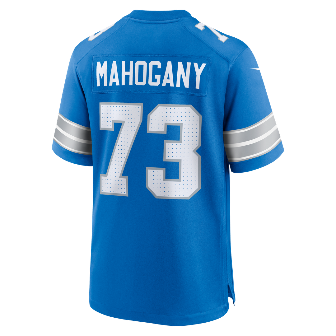 Christian Mahogany Detroit Lions Nike Team Game Jersey -  Blue