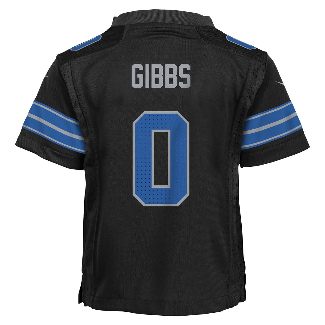 Jahmyr Gibbs Detroit Lions Nike Preschool Alternate Game Jersey - Black