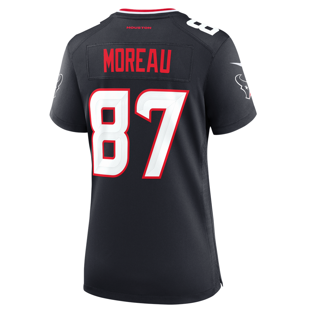 Foster Moreau Houston Texans Nike Women's Team Game Jersey -  Navy