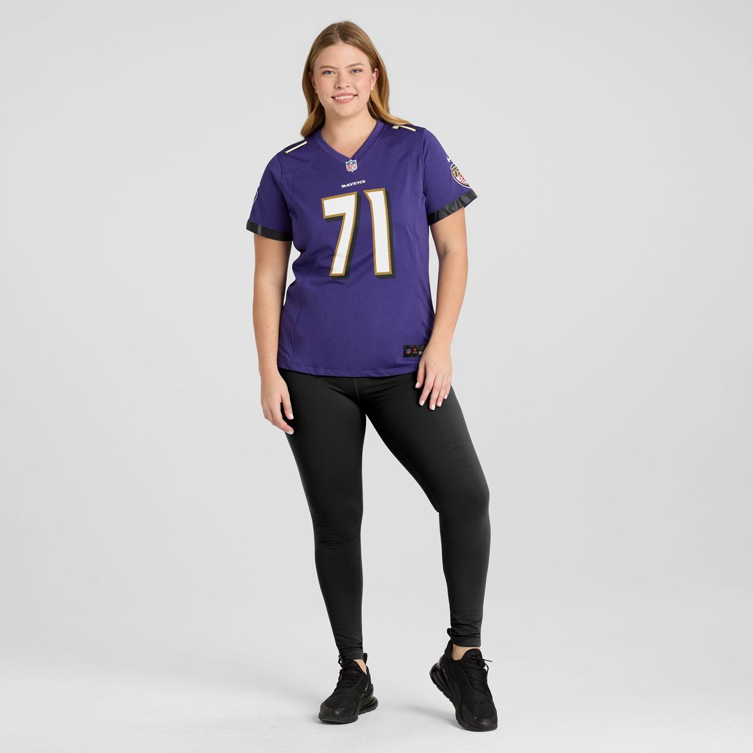 Carson Vinson Baltimore Ravens Nike Women's Team Game Jersey -  Purple