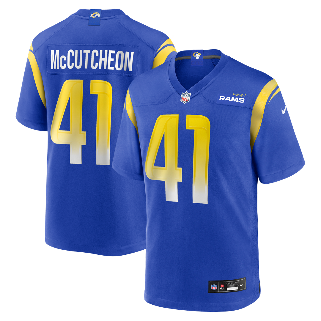 Cameron McCutcheon Los Angeles Rams Nike  Game Jersey - Royal