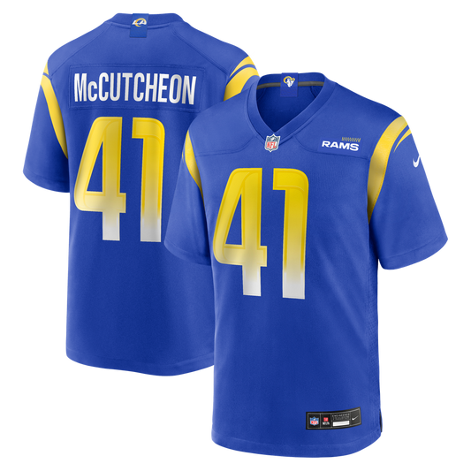 Cameron McCutcheon Los Angeles Rams Nike  Game Jersey - Royal