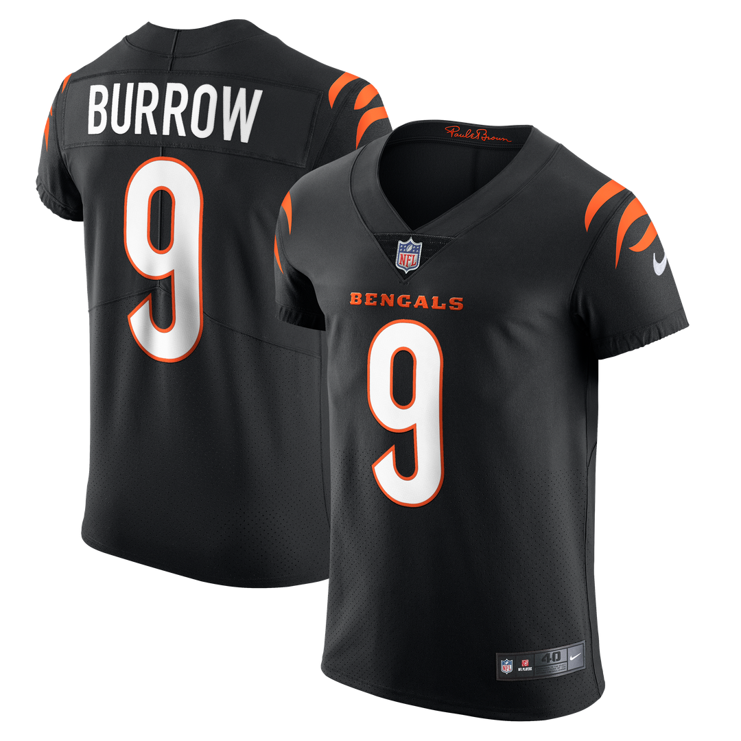 Joe Burrow Cincinnati Bengals Nike Vapor Elite Jersey - Black