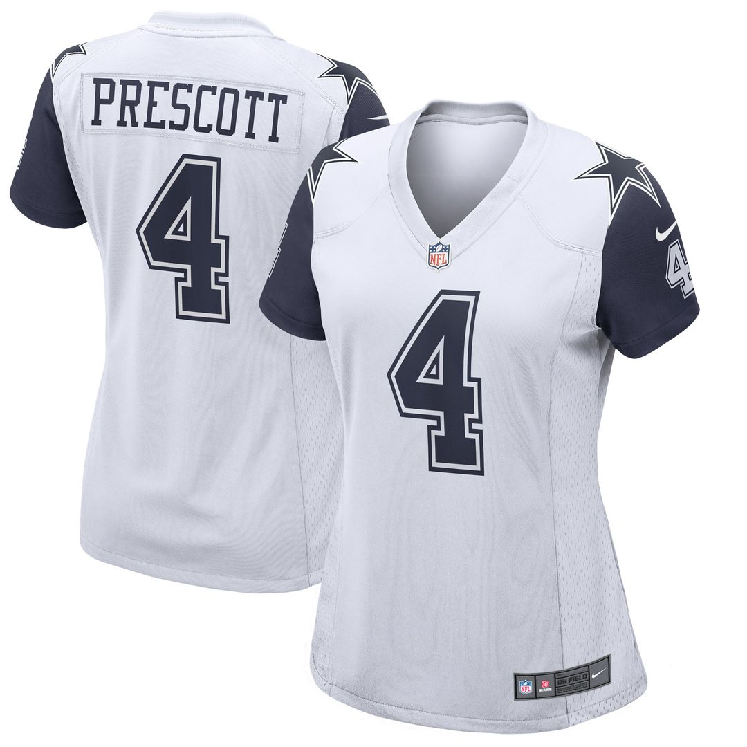 Dak Prescott Dallas Cowboys Nike Women's Game Team Jersey - Navy