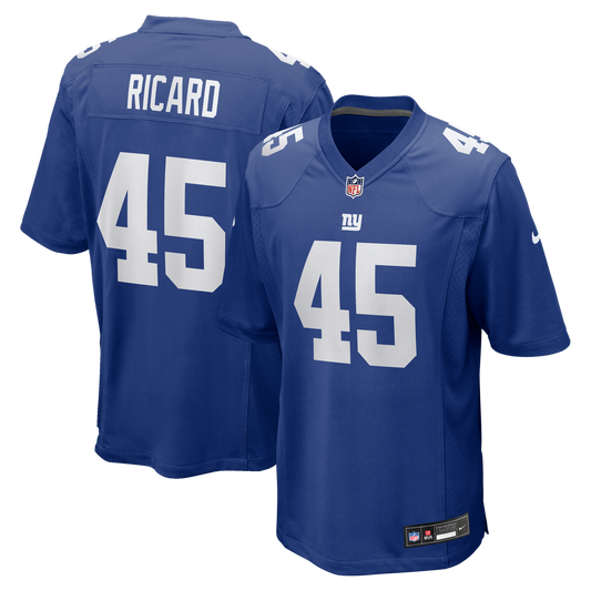 Patrick Ricard New York Giants Nike Team Game Jersey -  Royal