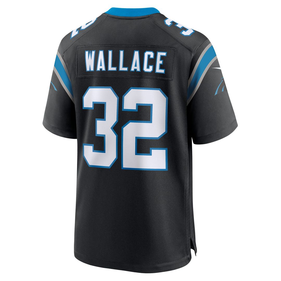 Trevin Wallace Carolina Panthers Nike Team Game Jersey -  Black