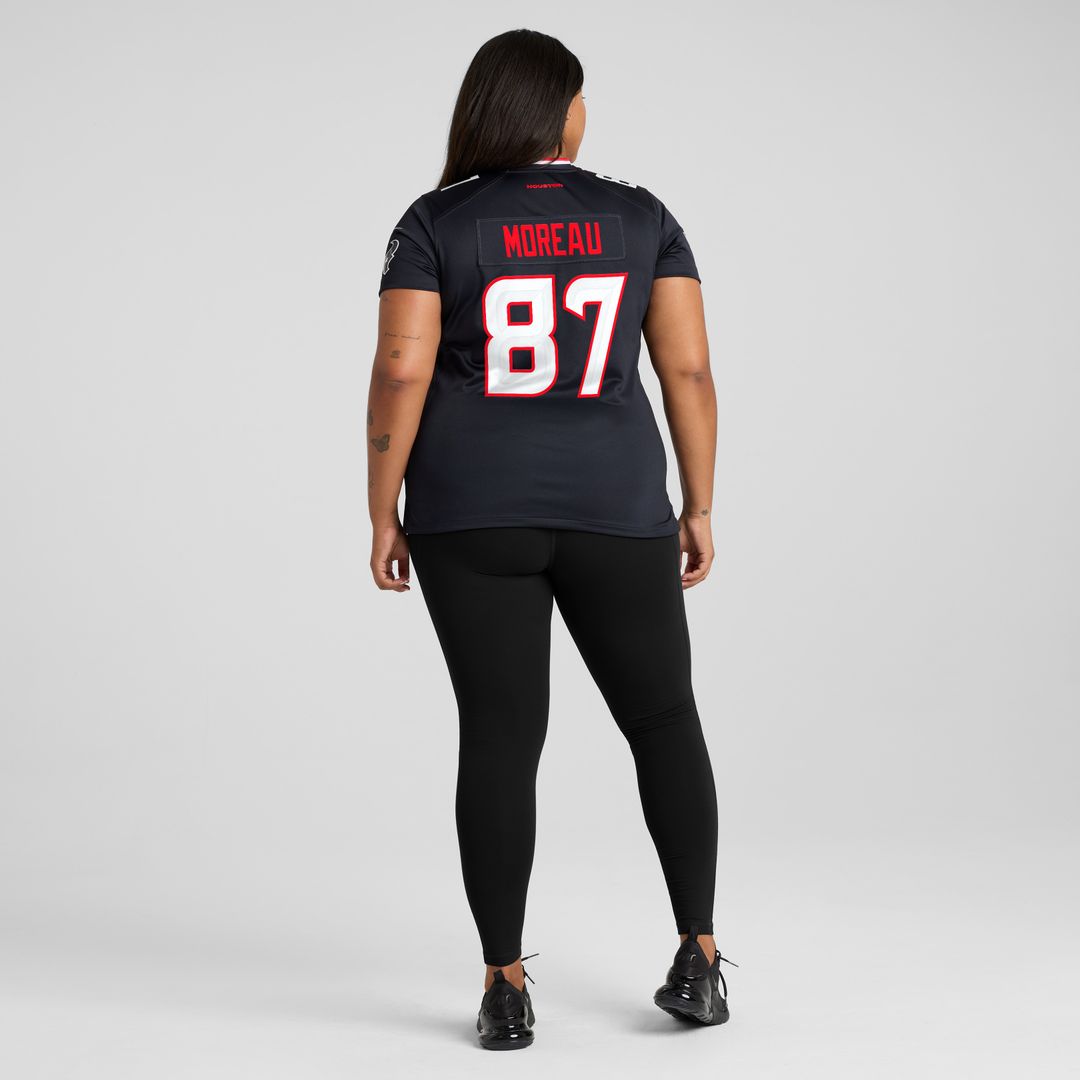 Foster Moreau Houston Texans Nike Women's Team Game Jersey -  Navy