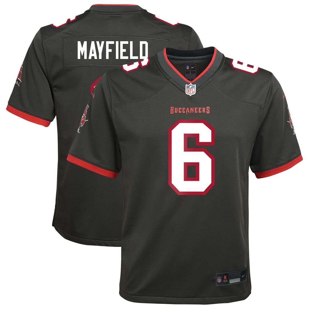 Baker Mayfield Tampa Bay Buccaneers Nike Youth Game Jersey - Pewter