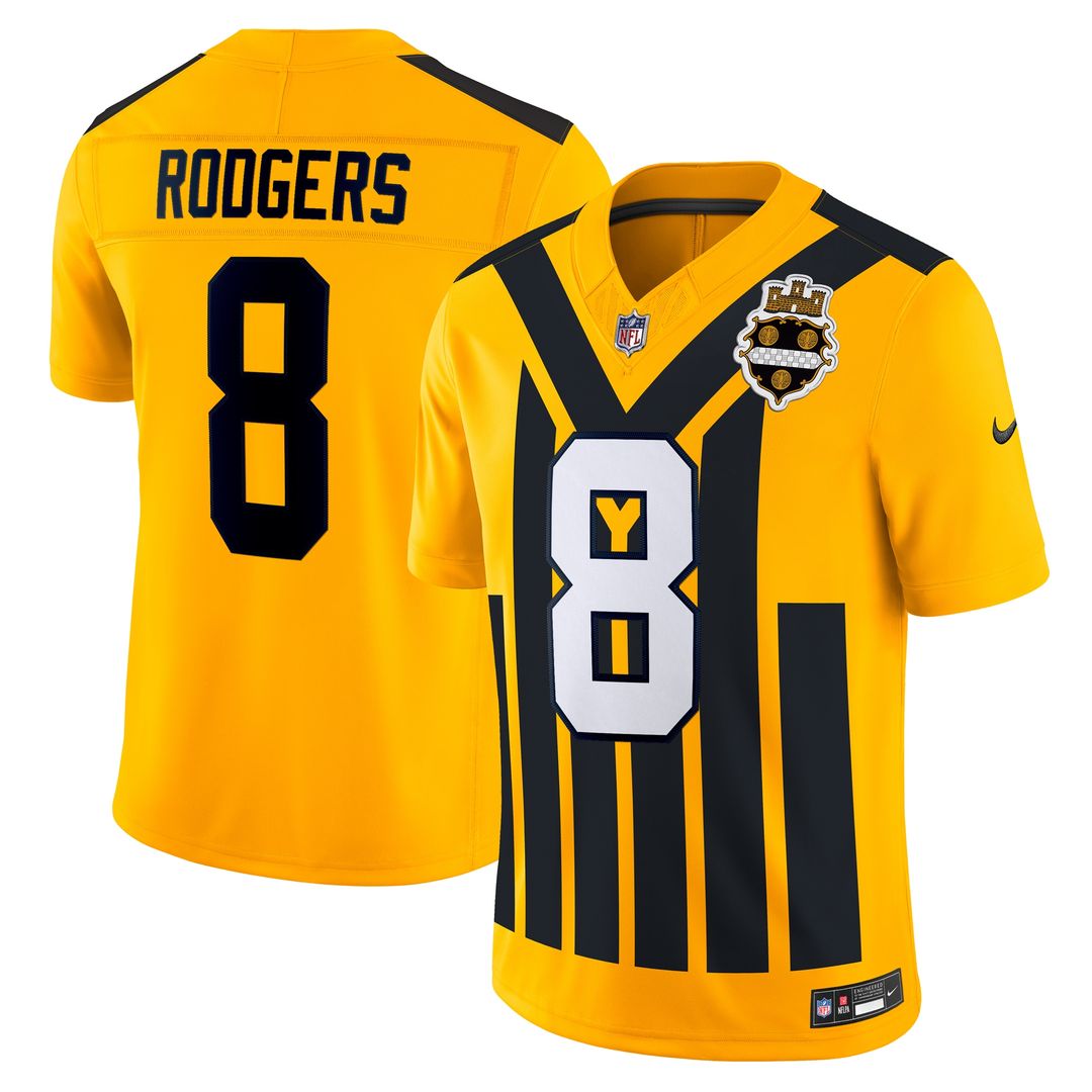 Aaron Rodgers Pittsburgh Steelers Nike Team  Vapor F.U.S.E. Limited Jersey - Black