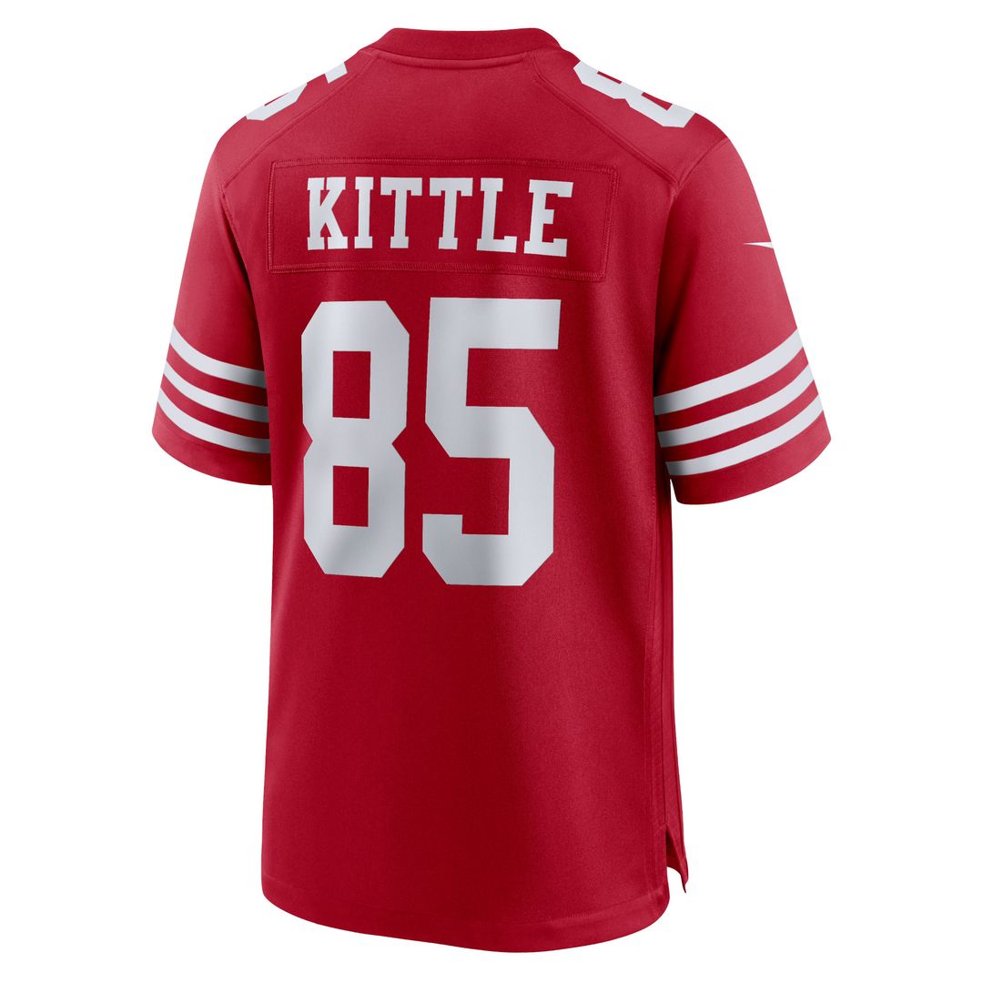 George Kittle San Francisco 49ers Nike Team Game Jersey - Scarlet