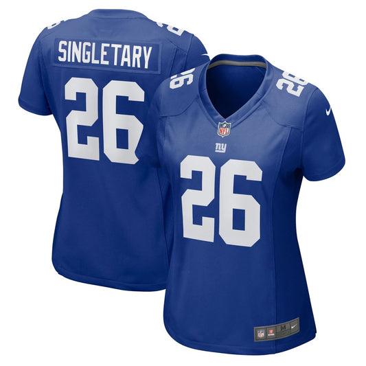 Devin Singletary New York Giants Nike Women's  Game Jersey -  Royal