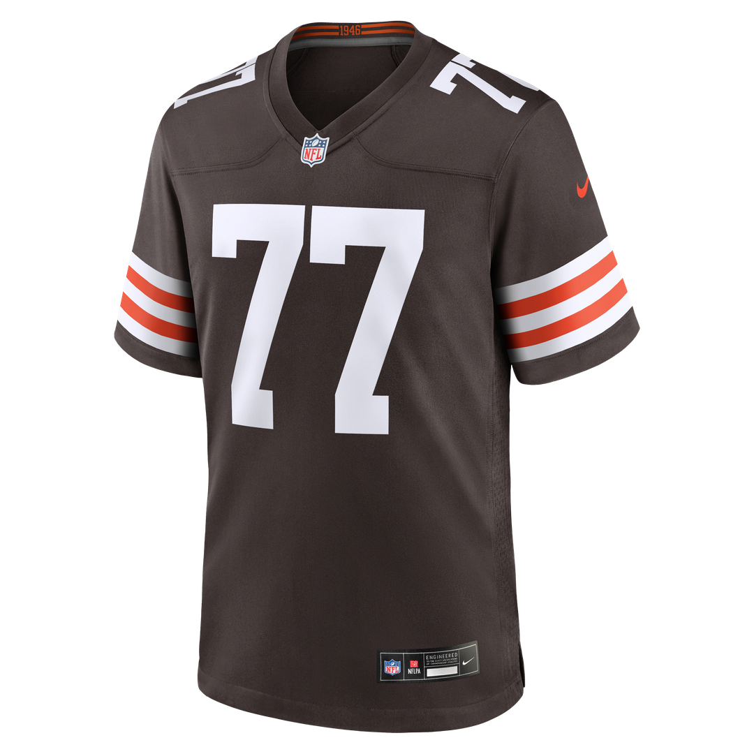 Zion Johnson Cleveland Browns Nike Team Game Jersey -  Brown
