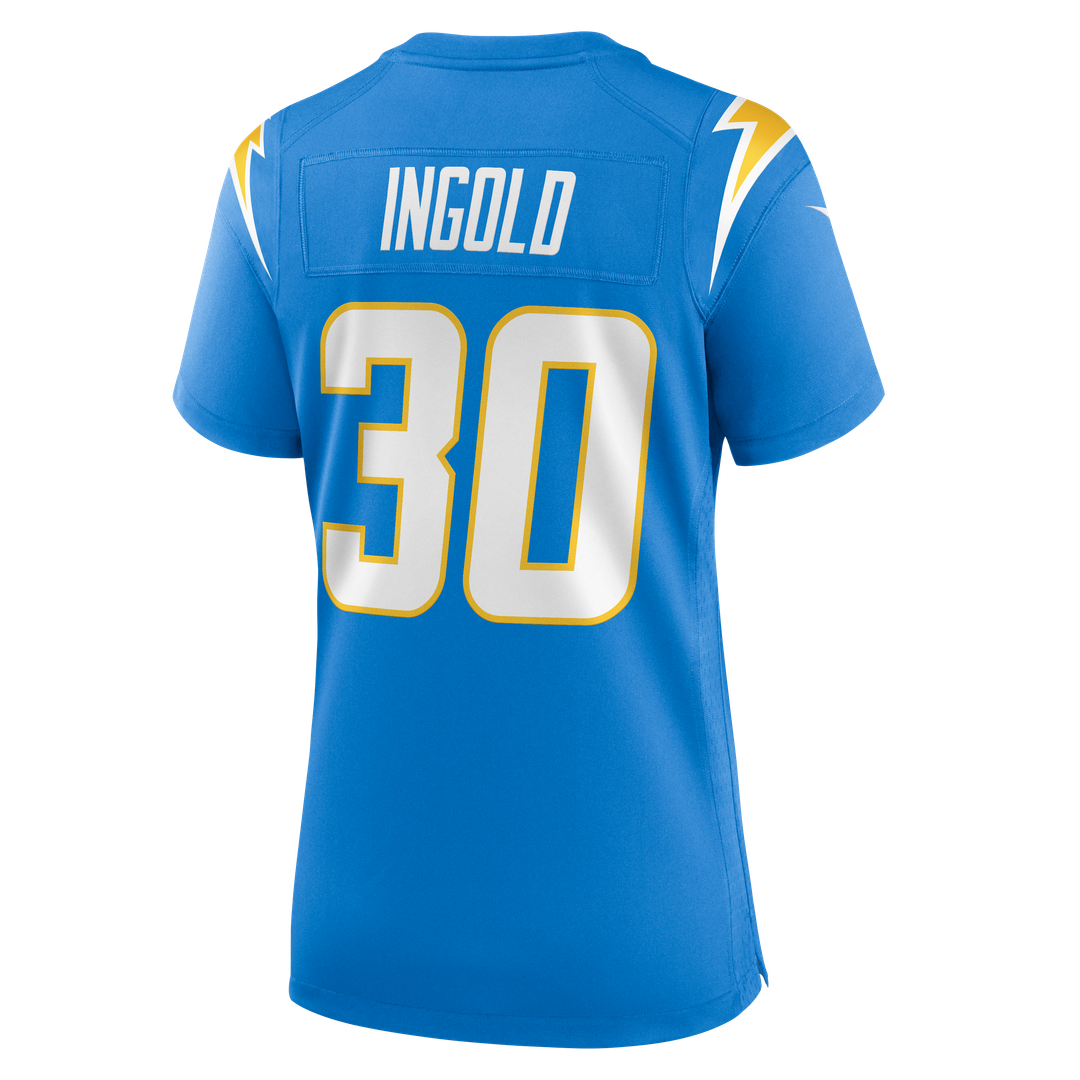 Alec Ingold Los Angeles Chargers Nike Women's Team Game Jersey -  Powder Blue