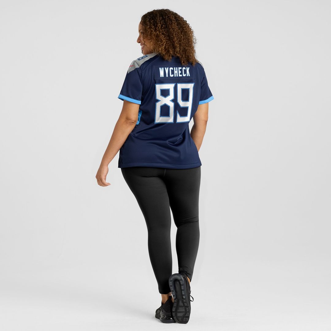 Frank Wycheck Tennessee Titans Nike Women's Game Retired Player Jersey - Navy