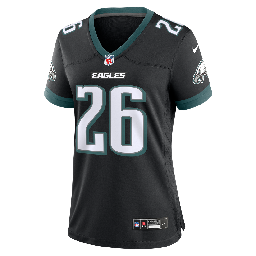 Saquon Barkley Philadelphia Eagles Nike Women's Alternate Game Jersey -  Black
