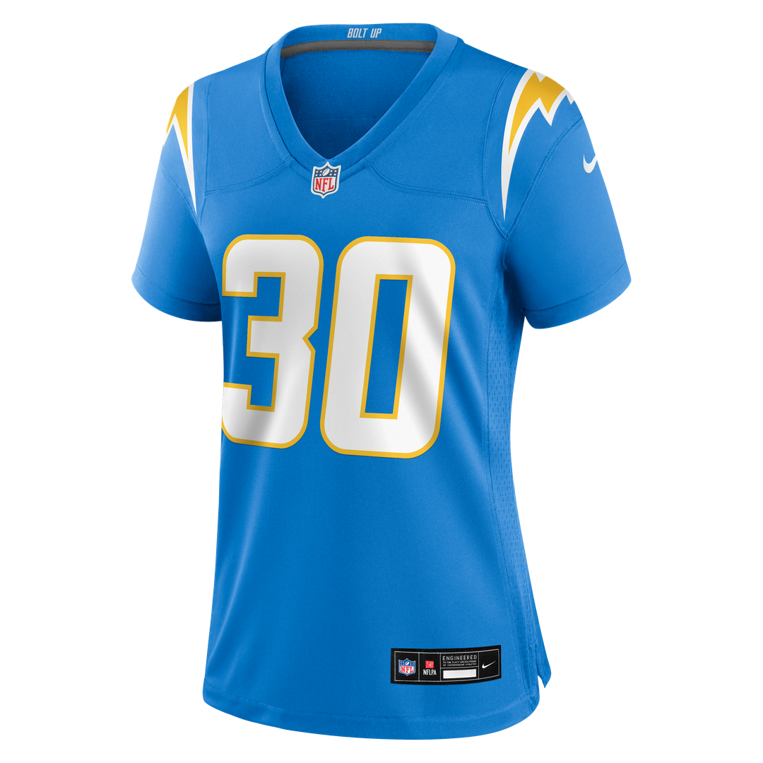 Alec Ingold Los Angeles Chargers Nike Women's Team Game Jersey -  Powder Blue