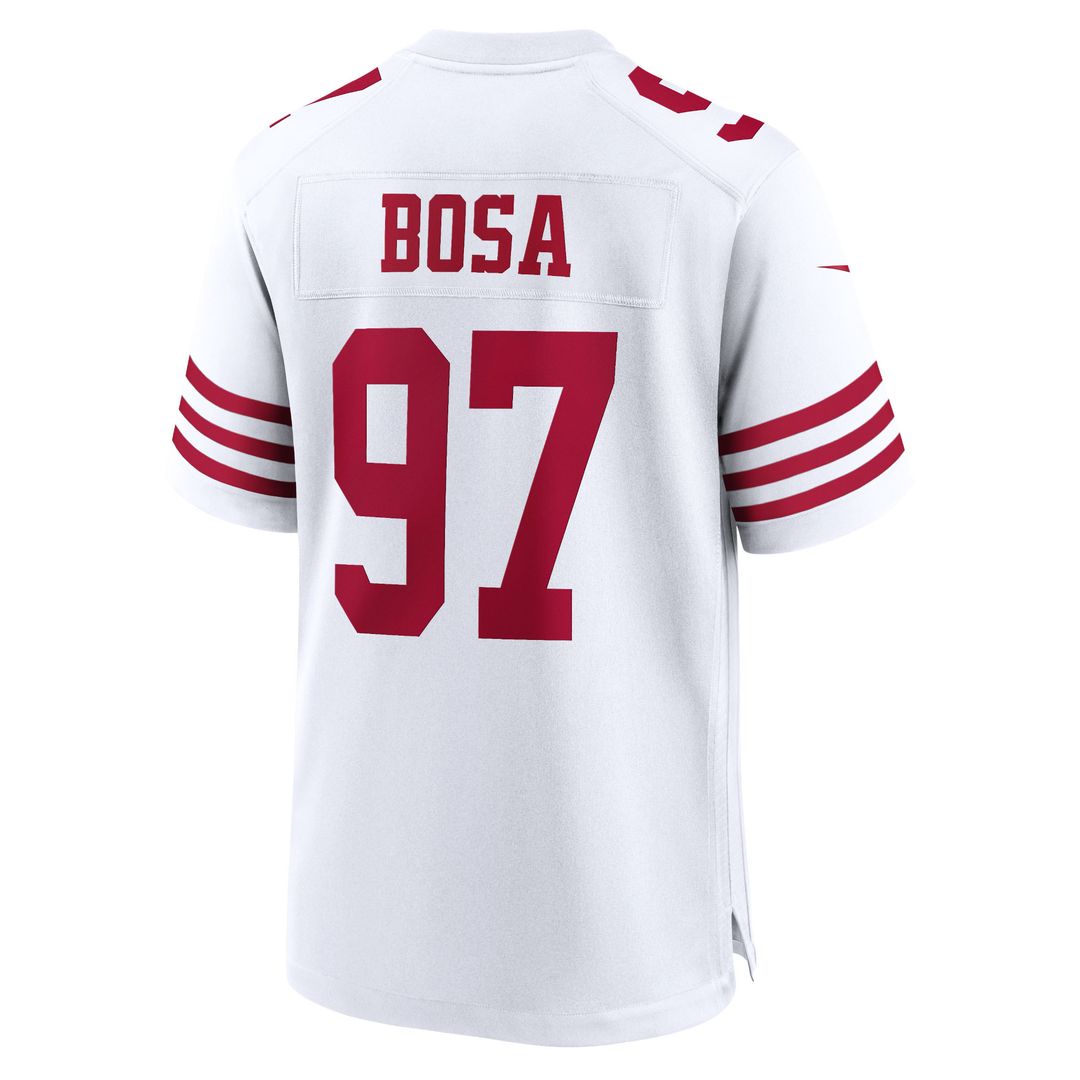 Nick Bosa San Francisco 49ers Nike Team Game Jersey - White
