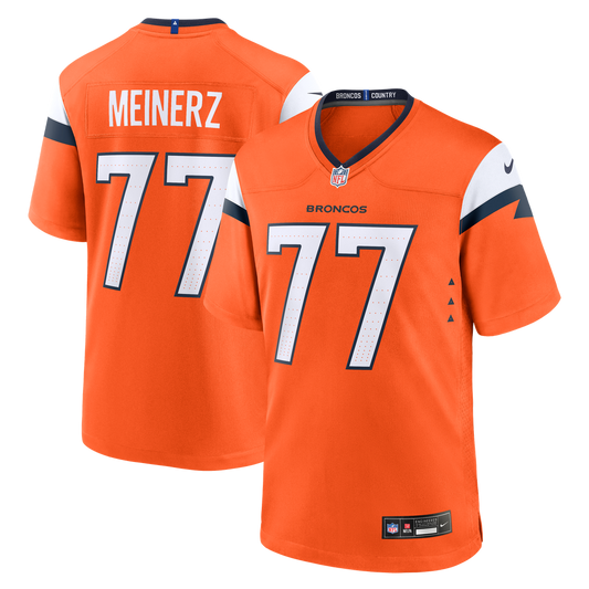Quinn Meinerz Denver Broncos Nike Team Game Jersey -  Orange