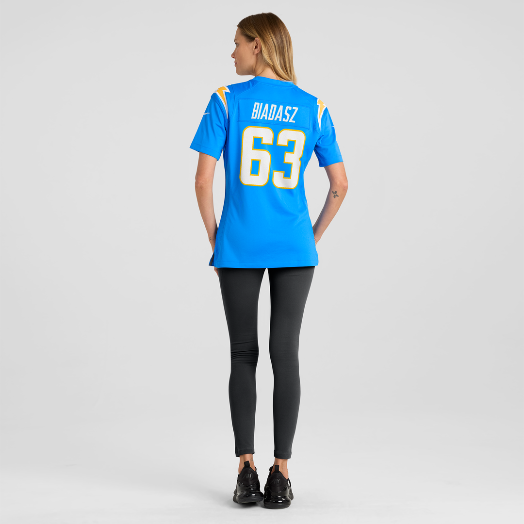 Tyler Biadasz Los Angeles Chargers Nike Women's Team Game Jersey -  Powder Blue