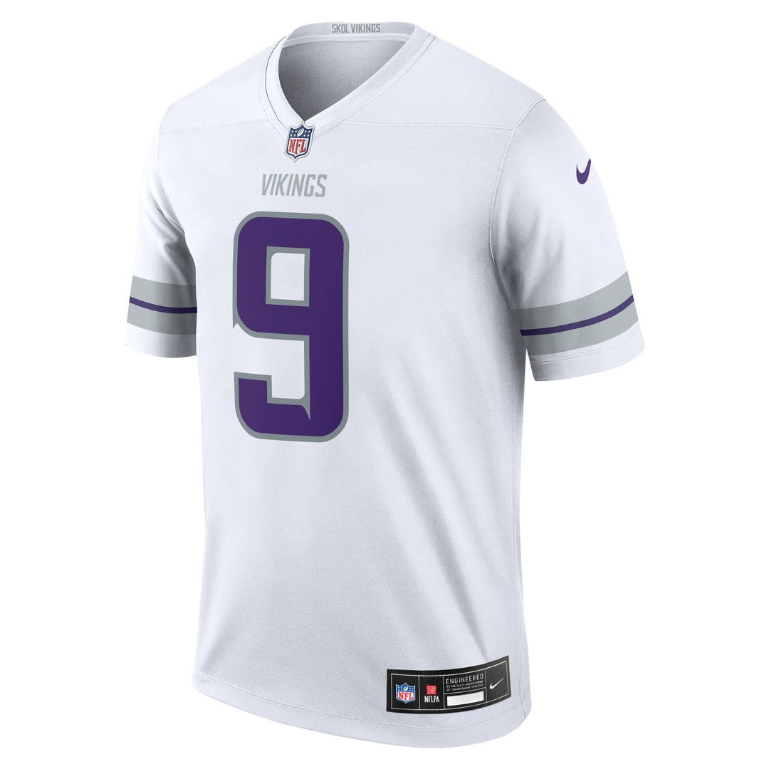 J.J. McCarthy Minnesota Vikings Nike Legend Player Performance Top - Purple